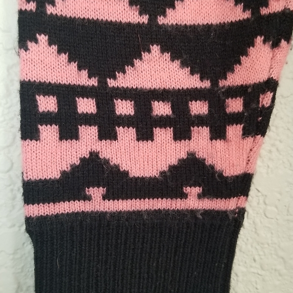 Kirra Aztec Cardigan Pink Black Womens Small - Picture 5 of 8